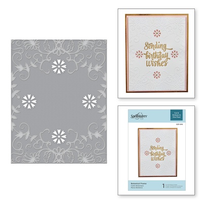 Папка для тиснення від Spellbinders - BOTANICAL FRAME CUT AND EMBOSS FOLDER