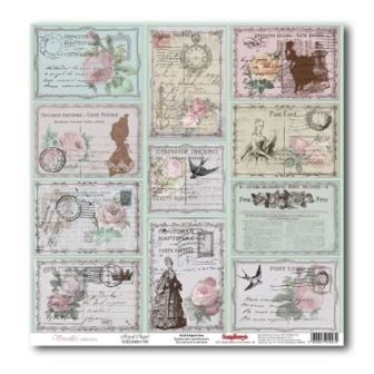 Лист бумаги для скрапбукинга  от ScrapBerry's - Версаль - Карточки Королевская  часовня