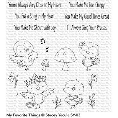 Акриловый штамп My Favorite Things -SY Tweet Friends