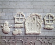 Набір гнучких пластикових фігурок - Зимова казка, 7 елементів