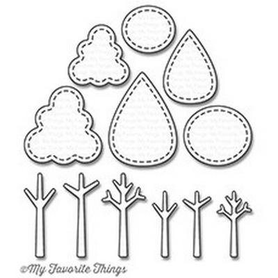 Лезвие My Favorite Things - Die-namics Trees in the Forest