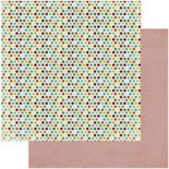 Аркуш скрап-паперу My Mind's Eye - Polka Dots, 30x30 см, двосторонній