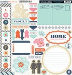 Висічки з чіпборду Teresa Collins Designs - Family Stories, 30x30 см