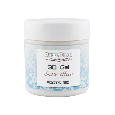 3-Д гель Snow effect, ТМ Фабрика Декору