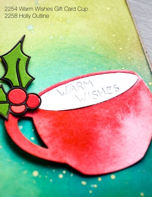 Нож для вырубки от Poppystamps - Warm Wishes Gift Card Cup