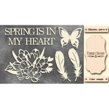 Набор чипбордов TM Fabrika Decoru Botany spring, FDCH-306, цвет молочный