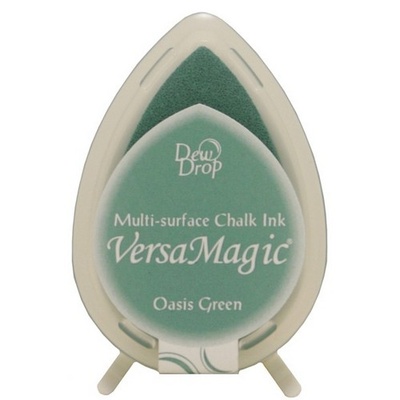 Чернила для штампинга Tsukineko - VersaMagic Dew Drops Oasis Green