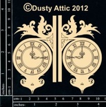 Чипборд від Dusty Attic - Wall Clock №2