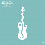 Чипборд від Вензелик - Гітара 04, розмір: 19x69 мм