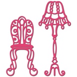 Лезвие Crafty Ann - Chair and Floor Lamp Set