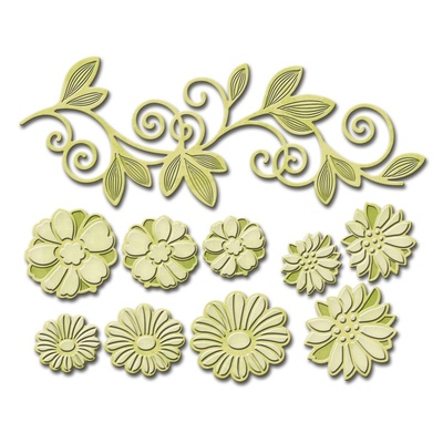 Ножи от Spellbinders – Flower Bundle