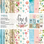 Набір паперу для скрапбукінгу з Mona Design - Love is in the air, 10 аркушів+смужка карток, арт 85702