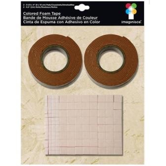 Двосторонній обсяг стрічки і квадратики коричневі