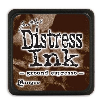 Штемпельна подушка Ranger - Distress Mini Ink Pad - Ground Espresso