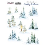 Набір наліпок (стікерів) 9шт. Country winter #271