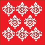 Трафарет - Дамаск 1, 18*18см