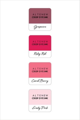 Набор чернил от Altenew - Red Cosmos Mini Cube Set