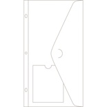 Файл-конверт Project Life by Becky Higgins - Tall Envelope Pages 6X12, з клапаном і застібкою, 1 штука