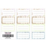 Набір наліпок (стікерів) для журналінгу 3 - 003, ТМ Фабрика Декору