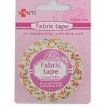 Лента текстильная самоклеющаяся Цветочная гармония, 1.5см*5м, ТМ Santi