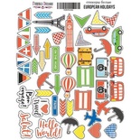 Набір наліпок European holidays, ТМ Фабрика Декору