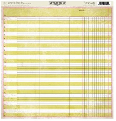 Аркуш скрап-паперу Authentique - Vivacious, 30,5x30,5см