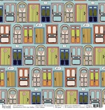 Аркуш паперу для скрапбукінгу від Polkadot - Двірі, колекція на чемоданах, 30x30 см, щільність 190 г\м2