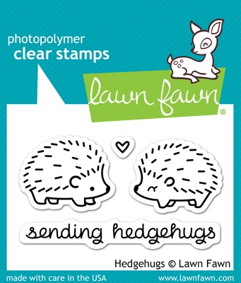 Штампы от Lawn Fawn Clear Stamps - Hedgehugs - Ежики