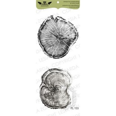 Набор акриловых штампов Lesia Zgharda FL133 Срезы дерева меньшие