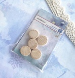 Деревʼяні фішки від TM Євгенія Курдібановська "Зімшка", 3 шт., 010022