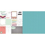 Лист скрапбумаги Webster's Pages Remember When, 30х30 см, двусторонняя