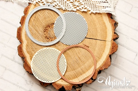 Ножи для вырубки "Пяльцы и канва. Малый набор" от AgiArt