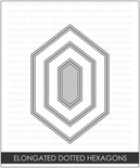 Ножі від Studio Katia - Elongated Dotted Hexagons