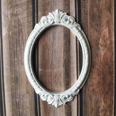 Гипсовая рамочка от Е.В.A - Овальная, 9х6 см, 1 шт.