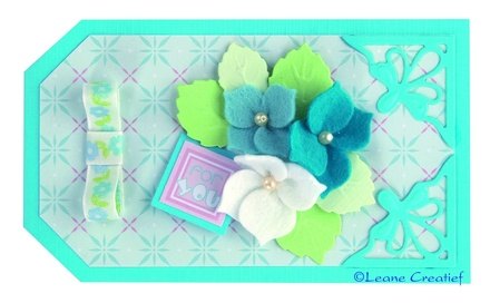 Ножі для вирубки від LeaCreaDesign - Corner flowers cut, 5 ел.