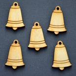 Деревʼяна фігурка WOOD-071 - Дзвіночок, 1 штука