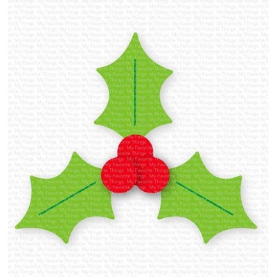 Ніж для вирубки My Favorite Things - Holly Berries Die-namics