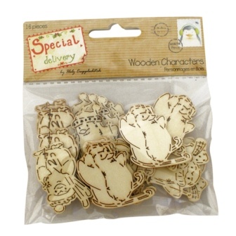 Дерев’яні прикраси від Helz Cuppleditch - Special Delivery - Пінгвіни - Penguins -