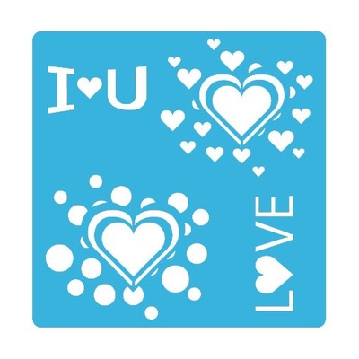 Маска - Фабрика Декору - любов, 15см Х15см