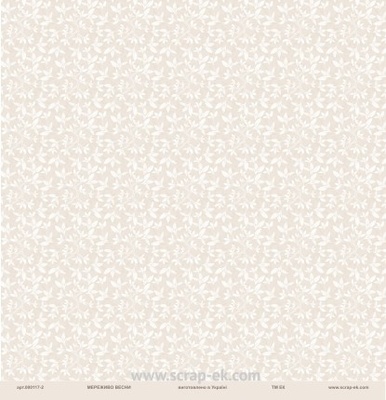 Набор бумаги от Евгения Курдибановская ТМ - "Мереживо весни", 15х15 см, 8 листов