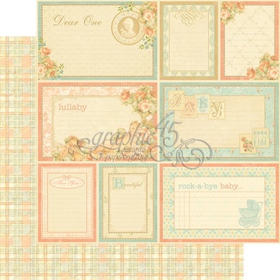 Набор скрапбумаги и декора Graphic 45 - Baby 2 Bride—Deluxe Collector's Edition, 30х30 см