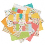 Набор бумаги для скрапбукинга от АртУзор «Здесь живет ДЕТСТВО», 12 листов, 30,5 х 30,5 см, 180 г/м