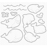 Ніж для вирубки My Favorite Things - BB Friends with Fins Fins Die-namics