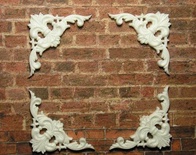 Пластикова прикраса від E.В.А. - Кутики маленькі, 3.92.9 см