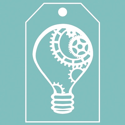 Чипборд від Вензелик - Лампочка 03, розмір: 42*67 мм