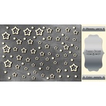 Чипборд Фабрика Декору - Звездочки, цвет серебро