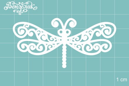 Чипборд від Вензелик - Метелик, розмір: 72x35 мм