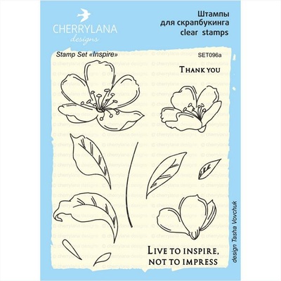 Набор штампов от Cherrylana - "Inspire"