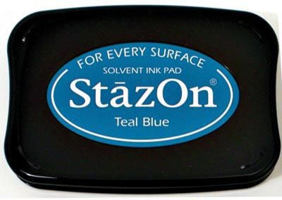Перманентне чорнило Tsukineko - StazOn Pads Teal Blue