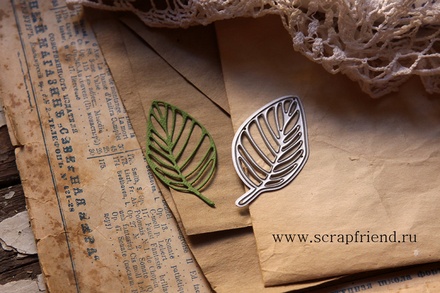 Ніж для вирубки від Scrapfriend - Прожилки, 3x6 см